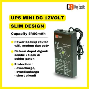 Smart Mini UPS 12v DC Slim Design