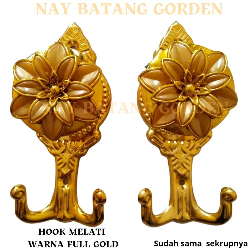 HOOK MOTIF MELATI/CENTOLAN TALI GORDEN MOTIF MELATI.jendela gorden indor tirai bambu 5