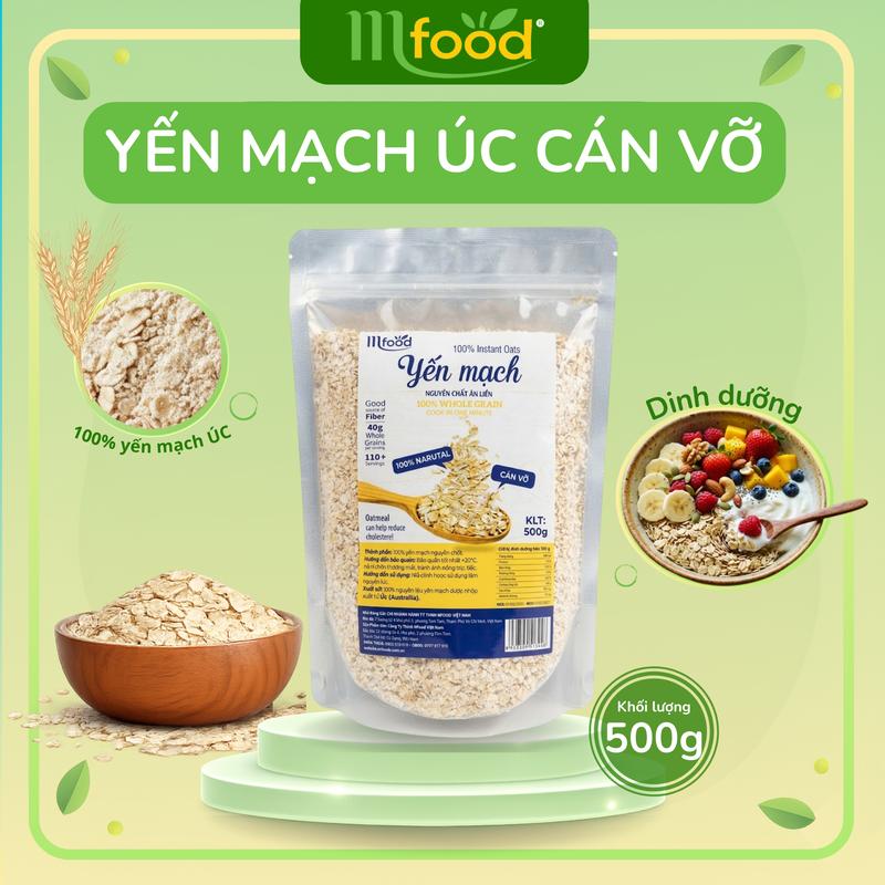 Yến Mạch Nguyên Chất Mfood - Món quà cho sức khỏe - Túi 1kg