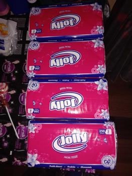 Product Review of Tisu Tissu Tissue Facial Jolly 250 Sheet 4 Pcs Tisu Wajah Lembut Kuat Tebal Alami from w**🩷 0
