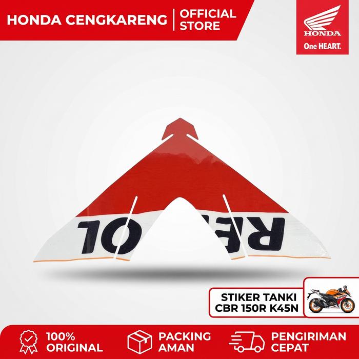 Gambar Sticker (Stripe FR Upper Cowl Type 1) - HONDA CBR 150R K45G&K45N dari Honda Cengkareng Kota Tangerang Tokopedia