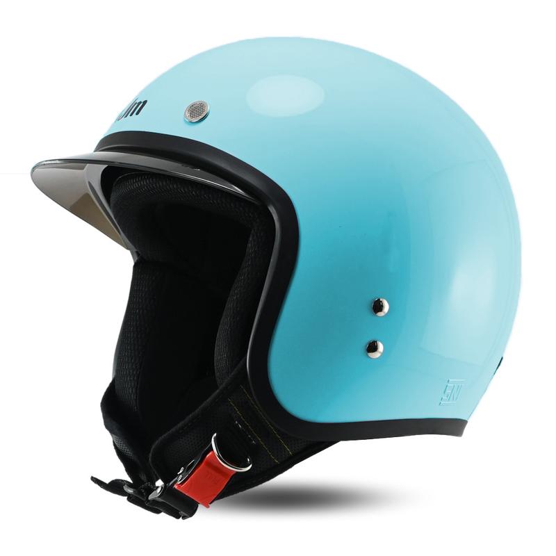 Helm Bogo Retro MJM Capelo Solid Kekinian Inner Visor SNI (BISA COD) 3