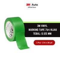 Gambar 3M Vinyl Marking Tape 764 Hijau, 48mm x 33m, tebal: 0.125 mm - Warna dari 3M Automotive Kab. Bekasi 1 Tokopedia