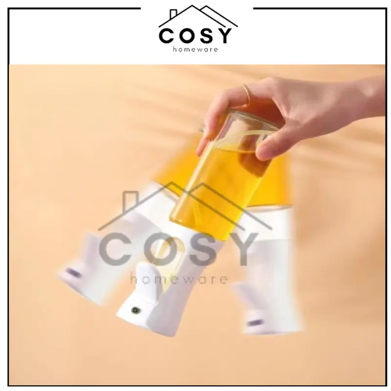 COSY Botol Kaca Spray Minyak Goreng 220ml Botol Semprot Tekanan Tinggi / Bottle Kecap Asin Dapur Semprot Olive Oil Spray Transparan Serbaguna Food Hitam 2