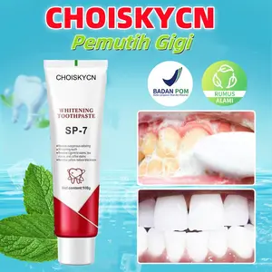 [100% asli] [BPOM] Pasta gigi pemutih SP7 pasta gigi alami murni pasta gigi probiotik penghilang noda pasta gigi pemutih penghilang noda penyegar nafas / pasta gigi anti karies / pasta gigi anti sensitif
