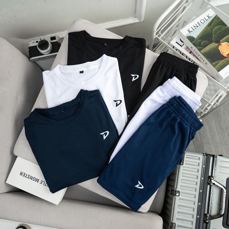 Set 2 Bộ Quần ÁO Thể Thao Nam Nữ , Sport Tập Thể Dục Chạy bộ Tập Gym , Top , Không Bai Nhão , Bền Mát Mẻ , Co Dãn 4 Chiều , Cầu Lông , Gym , Bóng Đá.