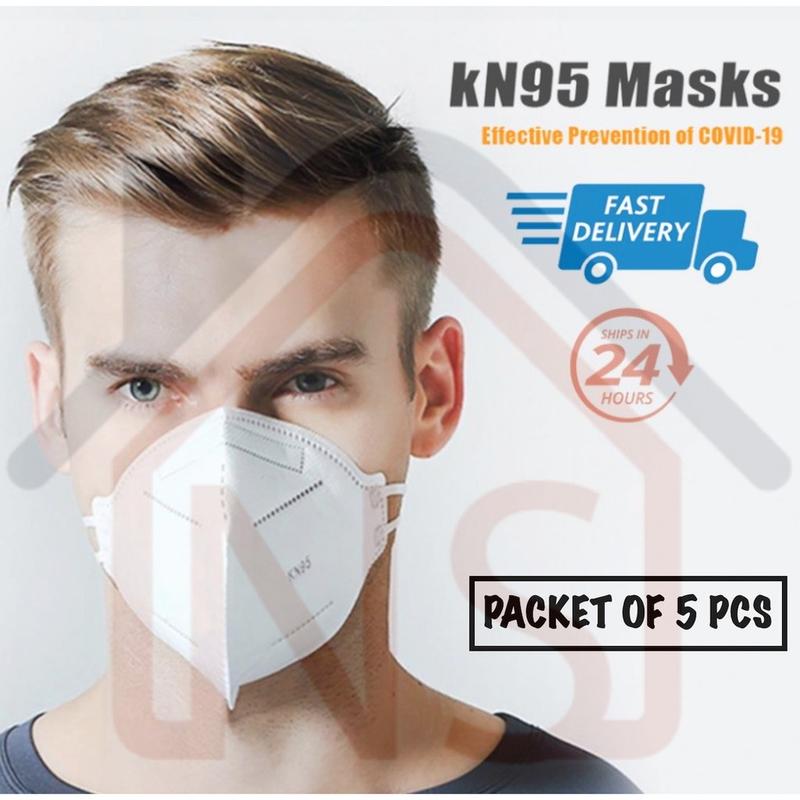 KN95 Face Masks for Adults (PACKET OF 5 PCS) / KN95 Filter Masks ...