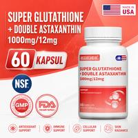Gambar Suplemen Glutathione + Double Astaxanthin 1000/12mg, Mencerahkan Kulit & Perlindungan Antioksidan Maksimal, 60 softgel dari ACCUCHEK Nutristore Kota Tangerang 1 Tokopedia