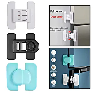 Kunci Pengaman Pintu Kulkas Laci Oven Microwave Cabinet Child Safety Lock 1PCS