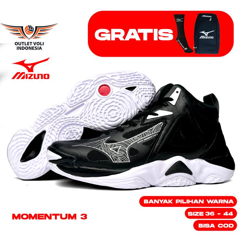 Sepatu Voli Mizuno Wave Momentum 3 Navy Green Volley Mizuno Promo Sepatu Volley Sepatu Sepatu Mizuno Wave Momentum Pria 2