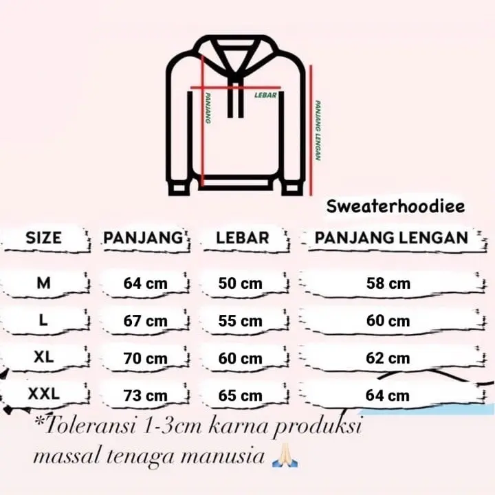 Product Introduction of SWEATER POLOS HOODIE JUMPER DOGGIE PRIA WANITA SIZE M - XXL 0