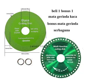 Mata Gerinda Serbaguna Multifungsi Pemotong Kayu Besi Beton Kaca Multifungsi Diamond Cutting 4 inch