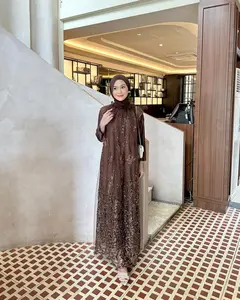Aura Label - Clara Dress In Brown