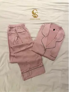 Chessy Store Baju Tidur Wanita Piyama Snow Silk Premium Adem VS dengan Elegan Bahan Nyaman dan Stylish