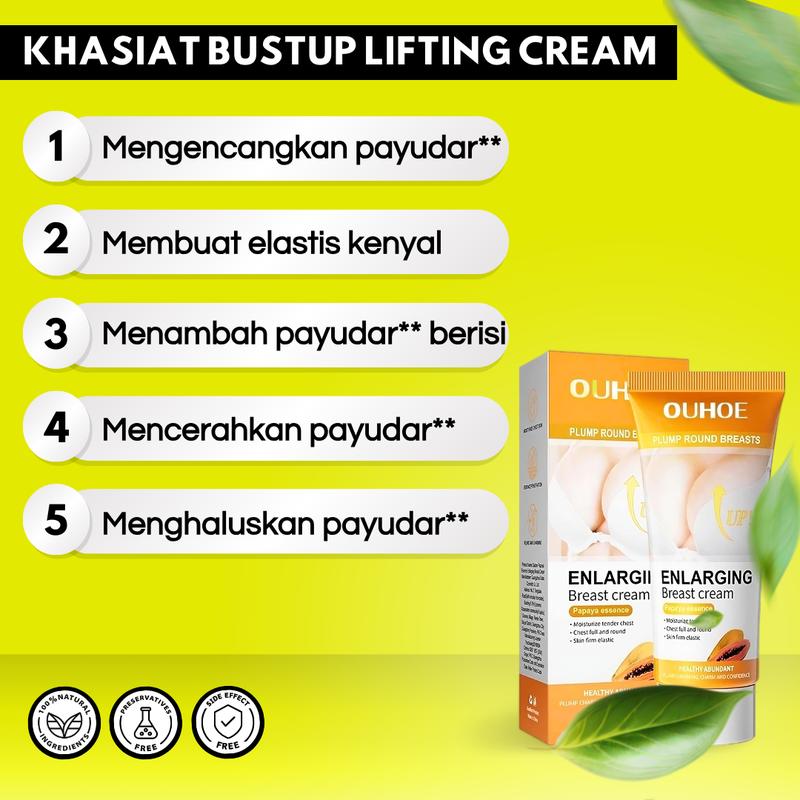 BUSTUP LIFTING CREAM Perawatan Payudara Kencang Berisi Padat Kenyal 2