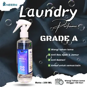 [NEERU] Parfum Laundry GRADE A pewangi londry - 250ML + Botol Spray