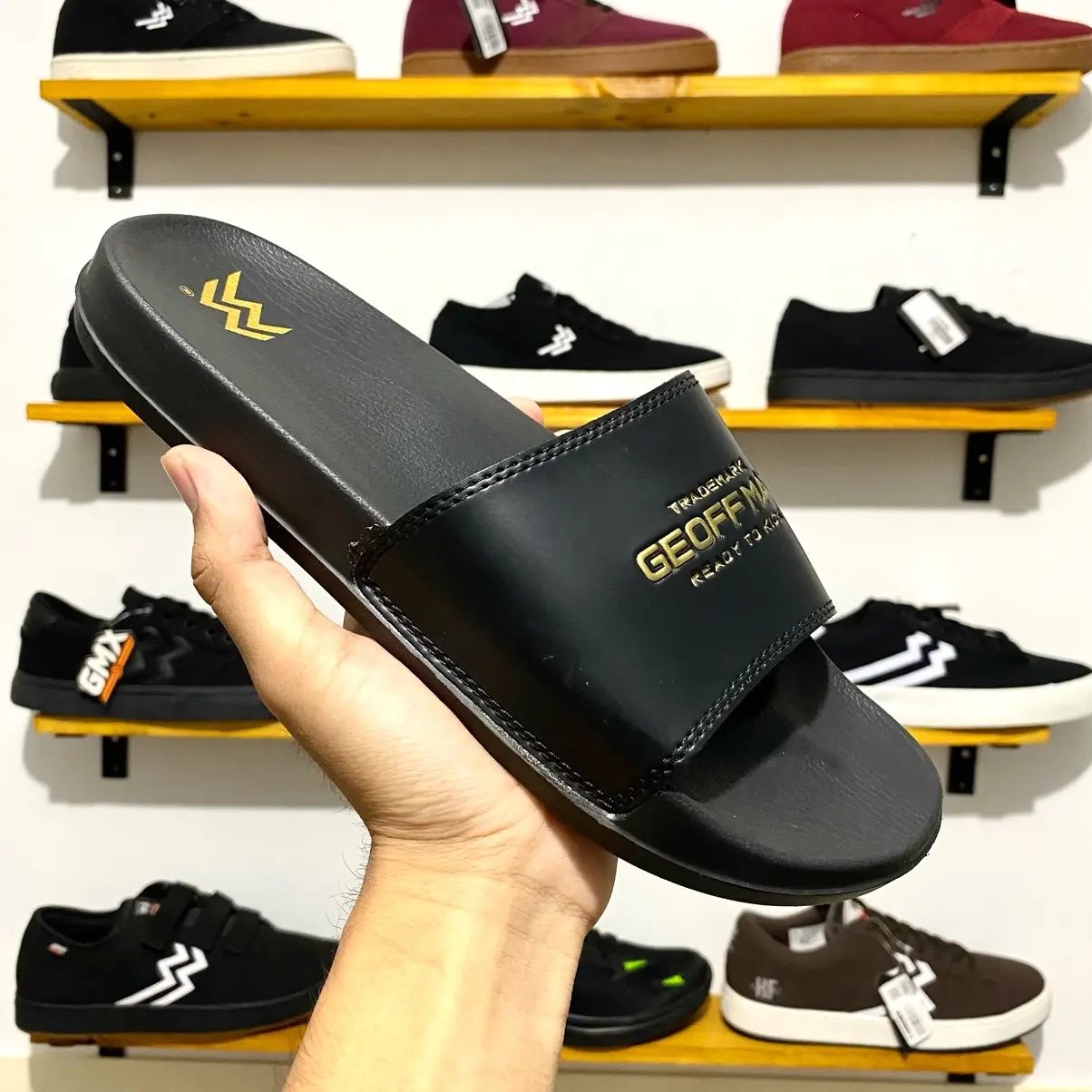Sandal Slipper Original Geoff Max - Trader Black | Sandal Unisex