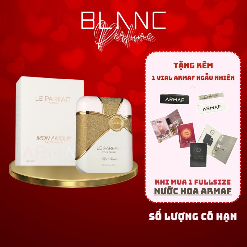 Nước Hoa Nữ Armaf Le Parfait Mon Amour Pour Femme EDP Perfume Cosmetic Xịt Thơm