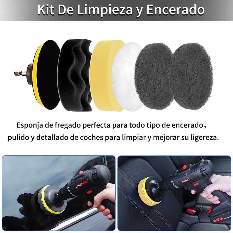 Kit De Limpieza De Coche Con Cepillo Eléctrico De 23 Piezas - Foto 4