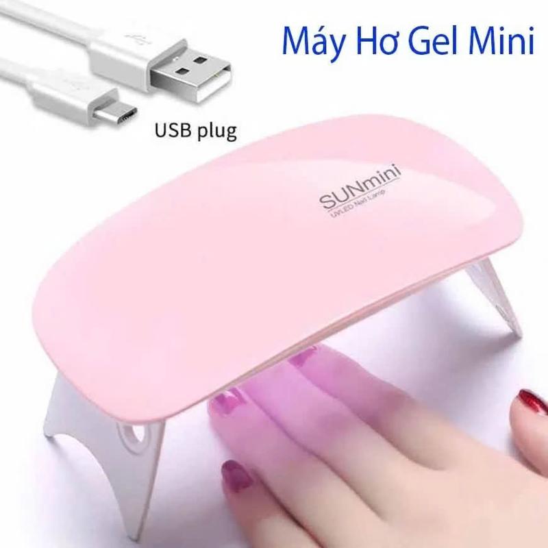 Máy hơ gel SUN máy hơ gel mini 6W UV Led chuyên dùng làm khô sơn móng tay gel máy hơ Siêu Rẻ