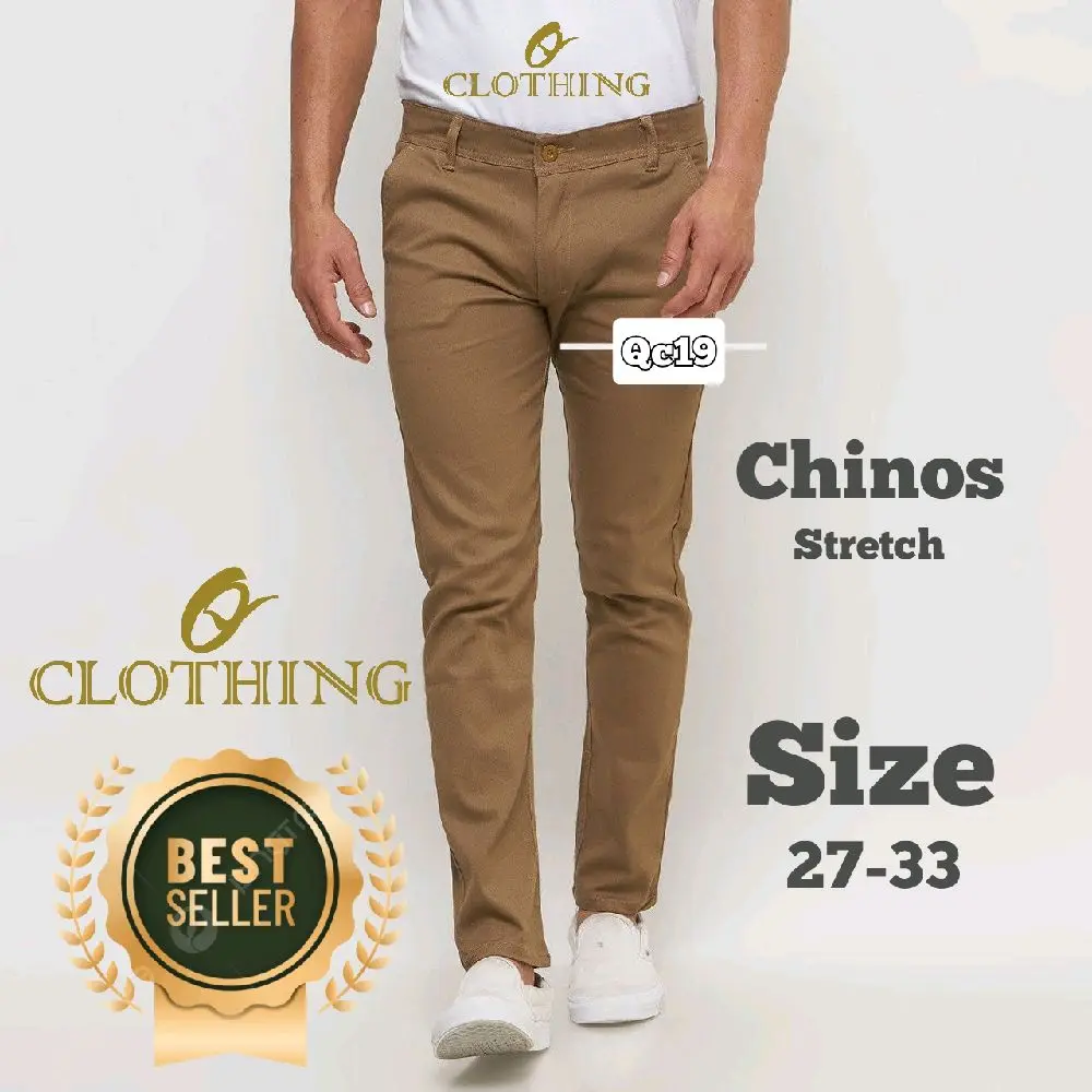 Celana Panjang Chinos Slimfit Pria Celana Casual NvD