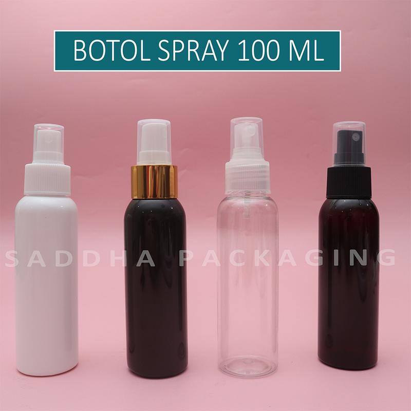 Botol Spray 100ml Plastik PET/ Botol Parfum Hand Sanitizer 100 ml / Botol Sprayer Refill Serbaguna 0