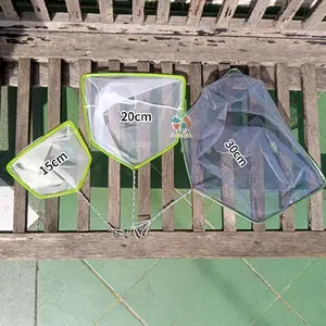Serokan Ikan Hias 15, 20, 30cm Jaring, seser, Kawat, tangguk, saringan, jentik, Aquarium, Kolam eceran grosir