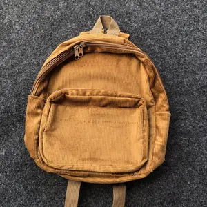 ￼TAS RANSEL CORDUROY MINI CRHTT TAS SEKOLAH TAS BACKPACK TAS PRIA&WANITA CORDUROY