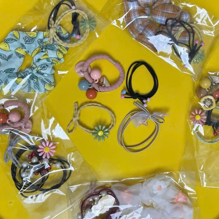 Dây Buộc Tóc Dây Cột Tóc Nơ Cột Tóc Giao Mẫu Ngẫu Nhiên CT001 MayBlue Nữ