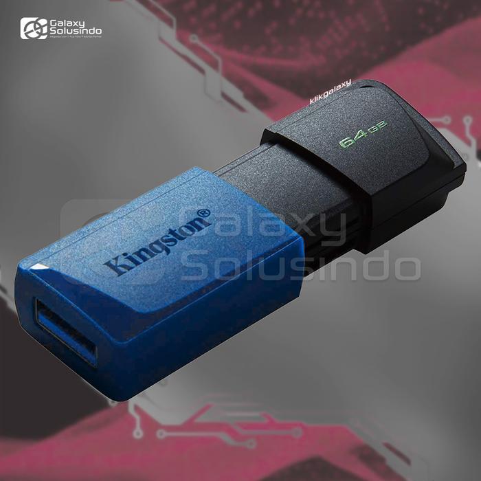 Gambar Kingston EXODIA M DataTraveler Flash Drive 64GB USB 3.2 - Flashdisk dari GASOL SUMBERSARI Kota Malang Tokopedia