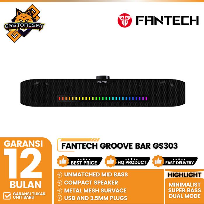 Gambar Fantech Speaker Gaming Bluetooth GROOVE BAR GS303 RGB Minimalist Super Bass Dual Mode dari GGSTORESBY Kota Surabaya Tokopedia