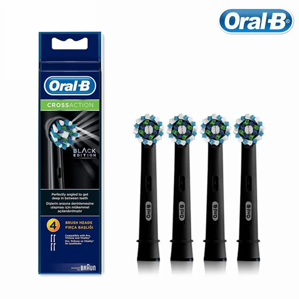 Oral-B EB50 Cross Action Electric Toothbrush for Teeth Cleaning and Gum Care with Replacement Brush Head - Cleansing