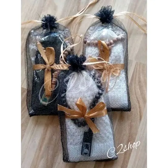 Souvenir Umroh & Tahlilan – Peci Rajut Free Tasbih Premium