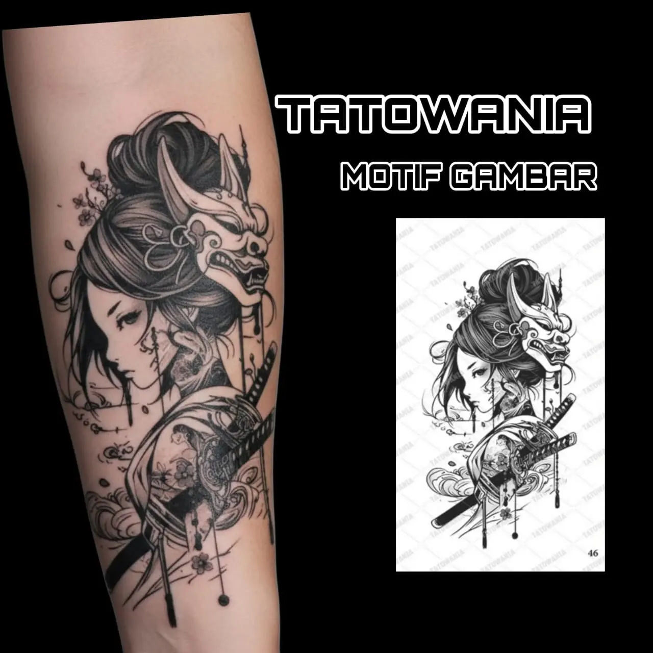 TWania - Tato temporer variasi seri GZ 01-50 - Tato semi permanent variasi seri GZ 01-50