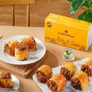 Cemilan Nagih! Abon Gulung Kesayangan Variant Sapi Original- isi 6 Pcs - Tekstur Fluffy & Abon Premium