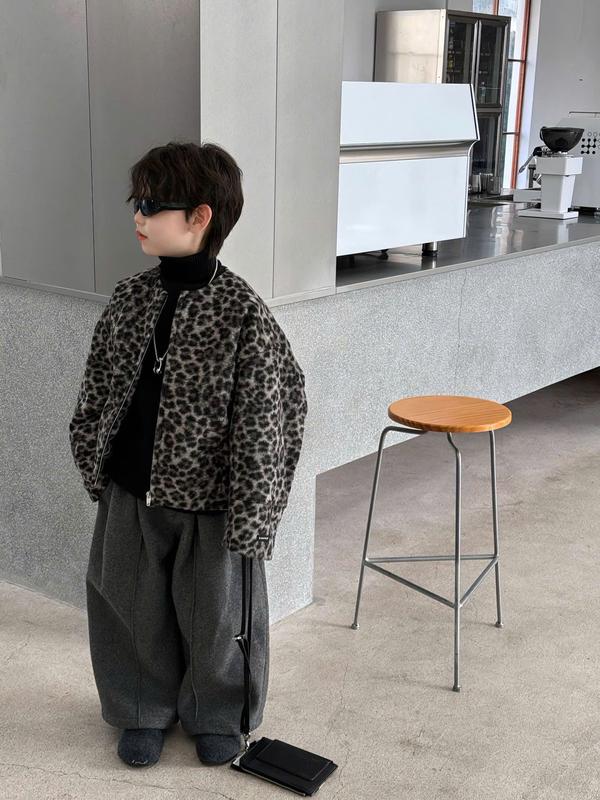 Áo Khoác Beo HH5084 Trần Trám Cổ Tròn 15-50kg 3,5 đến 14 tuổi Cho Bé Trai Và Gái