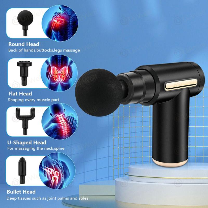 Product Introduction of Alat pijat Elektrik/massage gun/alat pijat/electric/Alat Terapi otot Alat Relaksasi otot Fasia Muscle Massager Gun Pijat Serbaguna Pengecil 36