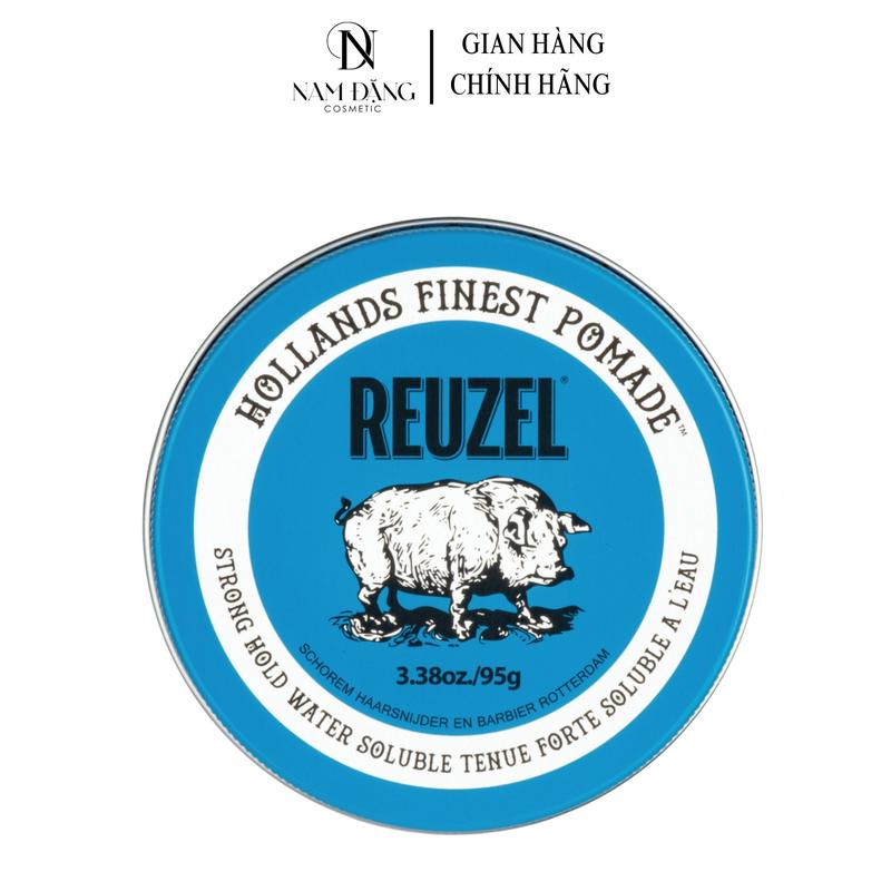 Sáp vuốt tóc nam Reuzel Blue Pomade 35g-113g-340g Chăm Sóc Tóc Dưỡng Tóc