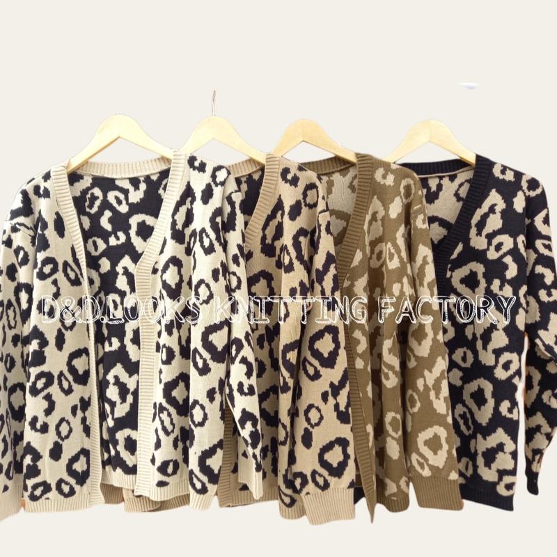 CRDIGAN LEOPARD / CARDIGAN RAJUT PREMIUM / CARDI LEOPARD 0