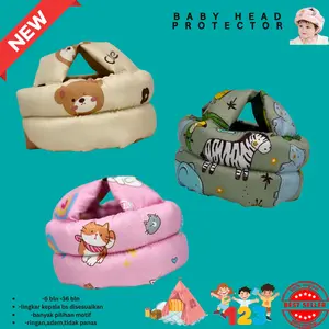 PELINDUNG KEPALA BAYI/BABY HEAD PROTECTOR/HELM PELINDUNG KEPALA BAYI/HELM BAYI PELINDUNG BENTURAN Bayi Cewek Cowok Protector Child