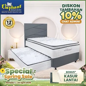 Kasur Springbed 2 In 1 Blossom Elephant
