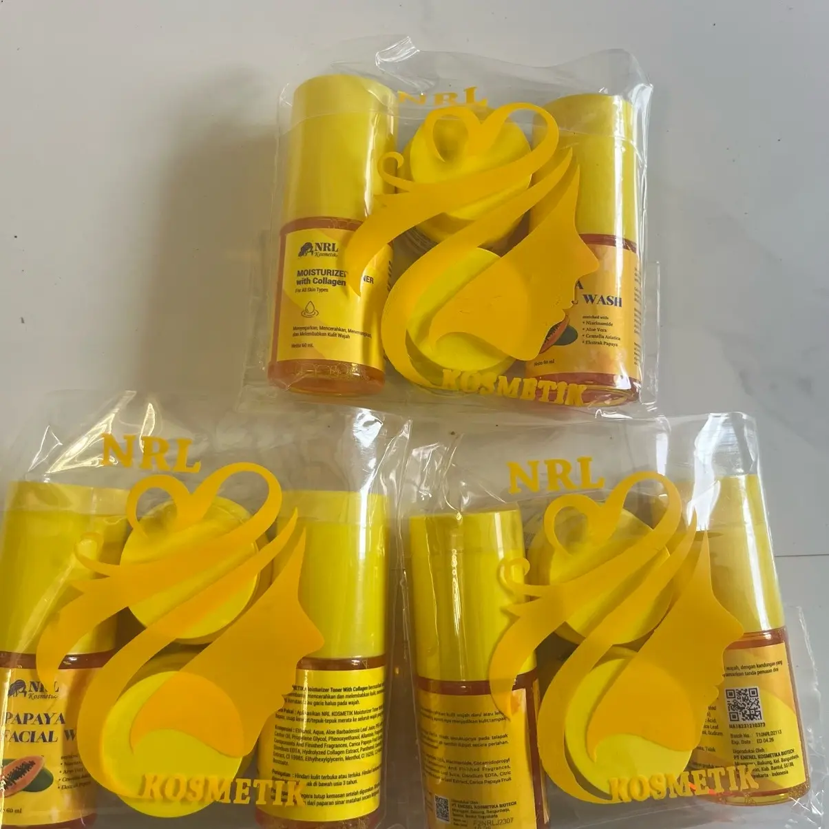 3 PAKET NRL ORIGINAL Semua Jenis Kulit Mencerahkan Pencerah Facial Wajah