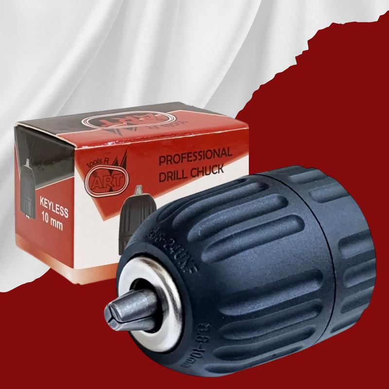 Kepala Bor 10mm 3/8" Keyless Drill Chuck Cordless Tanpa Kunci Kepala Mesin Bor Keyless Bor Baterai Cordless Kepala Bor Impact ART 2