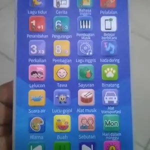Mainan Ponsel / Hand Phone ( HP ) Edukasi Anak / Mainan Telepon Edukasi Anak dan Bayi / Ponsel Bersuara / Mainan Hp Anak