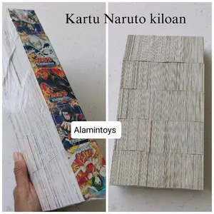 Mainan kartu Naruto 1 kg kartu tos