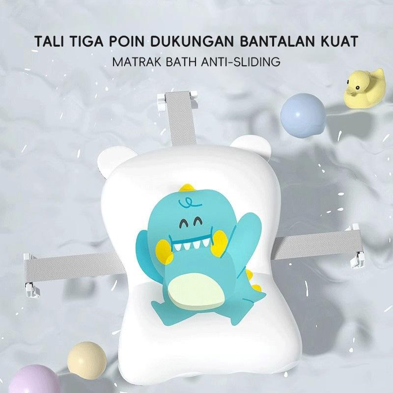 ⚡SUBSIDI 80%⚡ APEXGLOW Bak Mandi Bayi Lipat Portable Dengan Pengukur Suhu & Bantal Mandi Foldable Baby Bath Tub Anti Slip Anti Tenggelam Baby Bath Helper 9