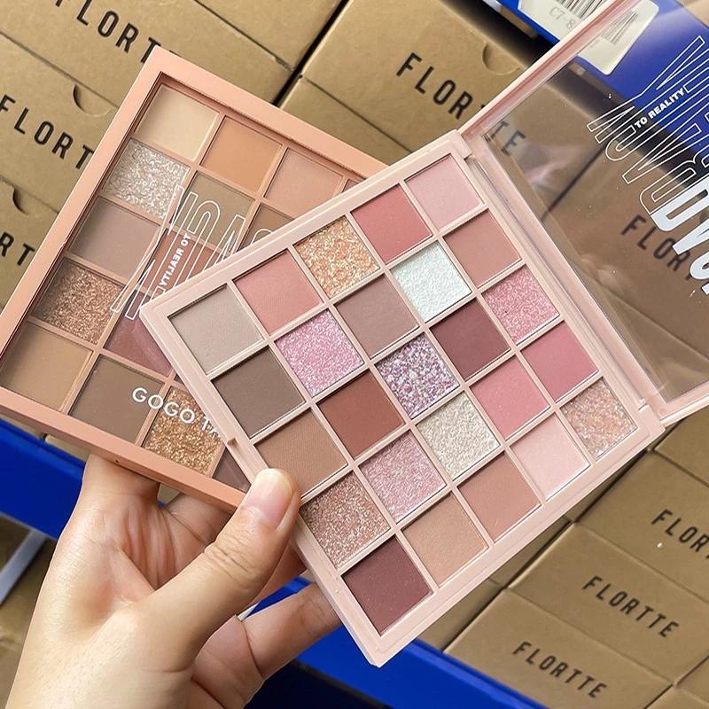 Bảng phấn mắt GOGO TALES 25 ô Back To Reality make up cá nhân chuyên nghiệp bền màu lâu trôi 50g phấn  mắt  shelleda phấn  mắt bảng  mắt  lemonade  mới iu  dragon  palette nhũ  mắt  ướt  gella ucanbe  bảng  mắt bảng  mắt  verci colorrose  palette 19  roma 1