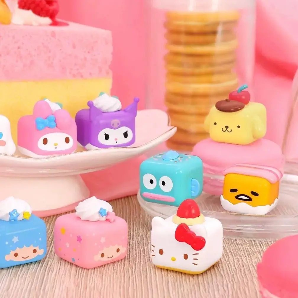 Sanrio Characters Dessert Mini Series Kuromi Cinnamoroll Pompompurin HK Badtz-Maru Hangyodon Little Twin Stars Lala Kiki Gudetama