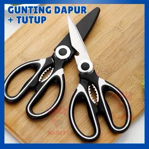 Gunting Dapur Besar Gunting Tajam Pemotong Sayur Buah Daging Pembuka Tutup Botol Potong sayuran gunting premium