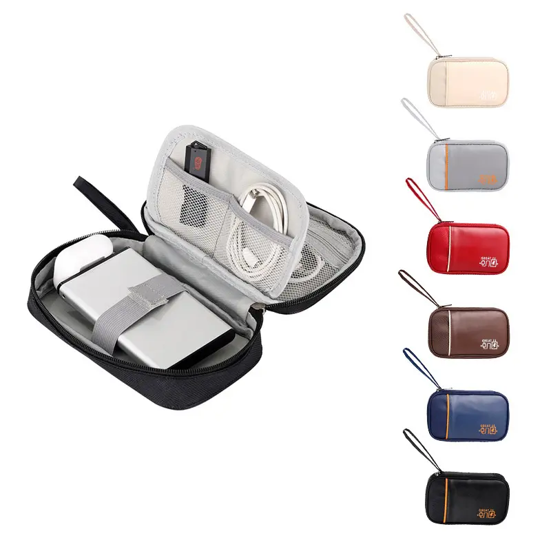 Travel Storage Bag Data Cable U Disk Electronic Accessories Digital Gadget Organizer Case